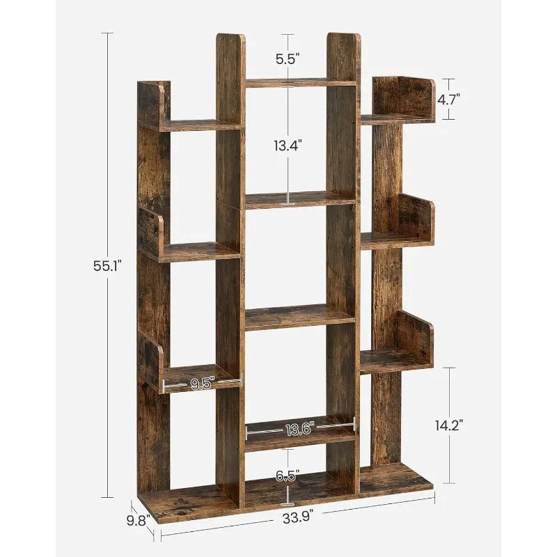 Open Shelf Bookcase
