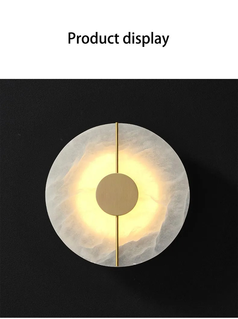 White Marble Wall Lamp
