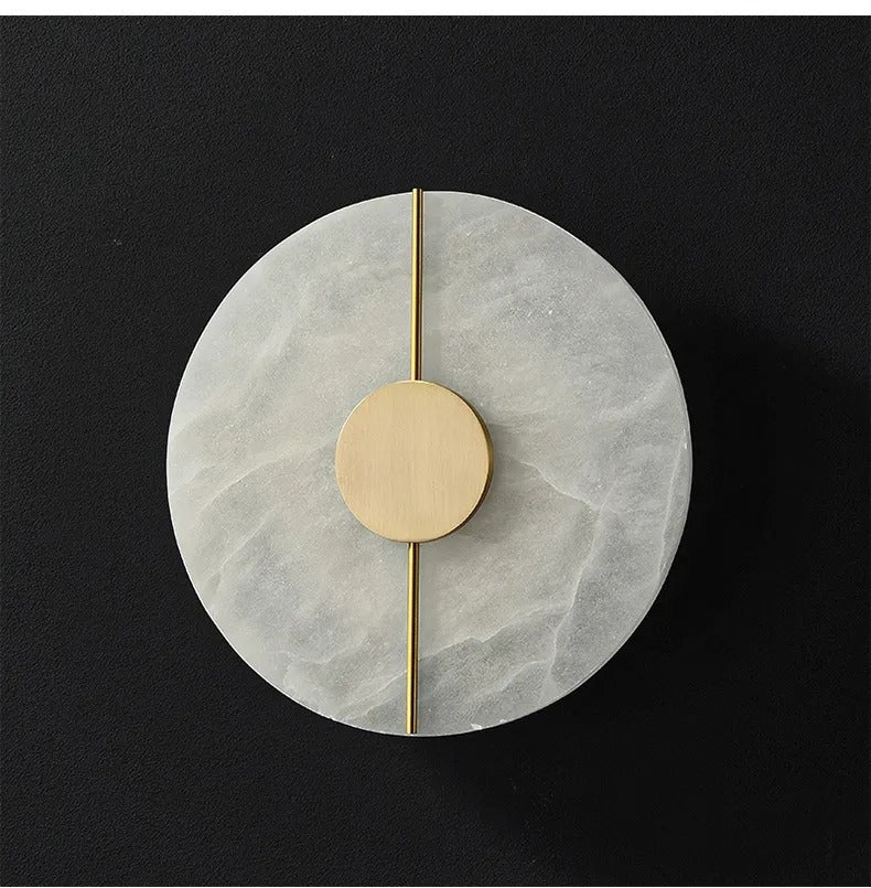 White Marble Wall Lamp
