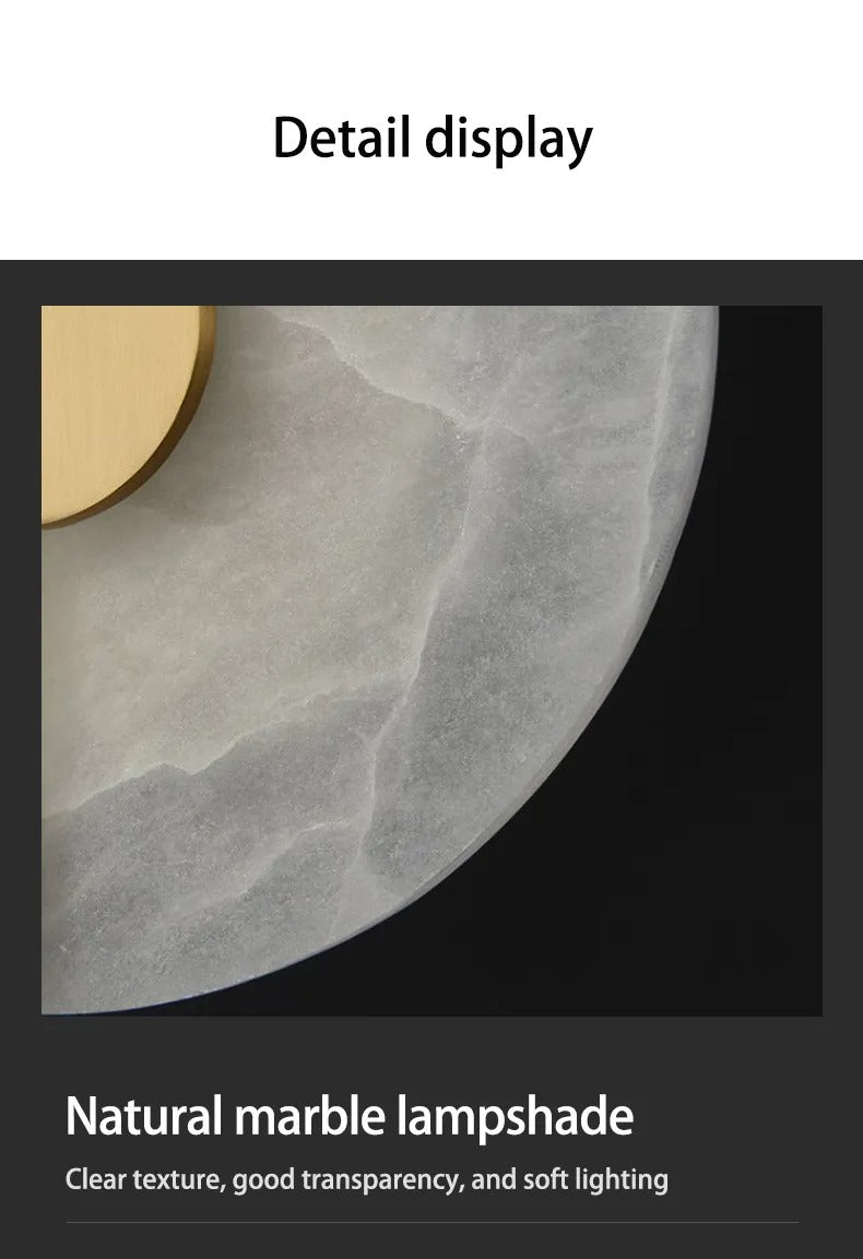 White Marble Wall Lamp