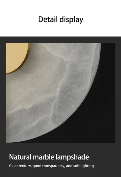 White Marble Wall Lamp