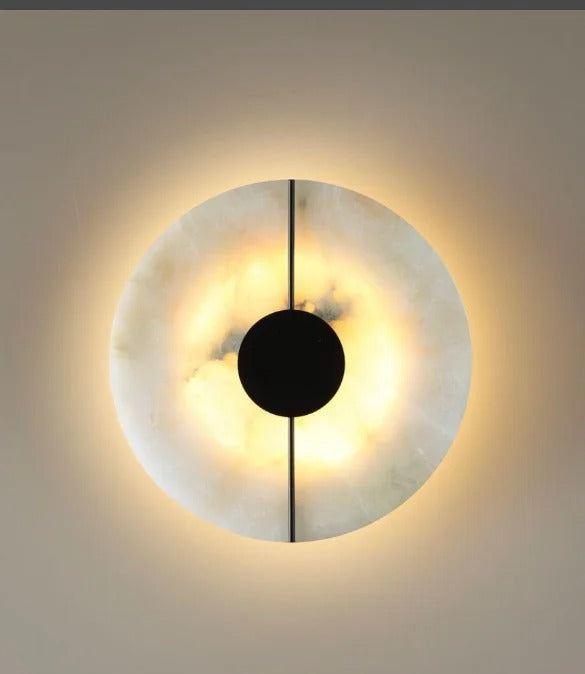 White Marble Wall Lamp